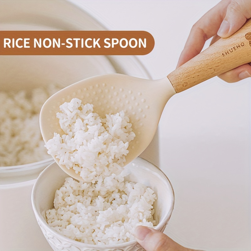 Rice Spoon Silicone Standing Rice Spoon Non stick Rice Spoon - Temu