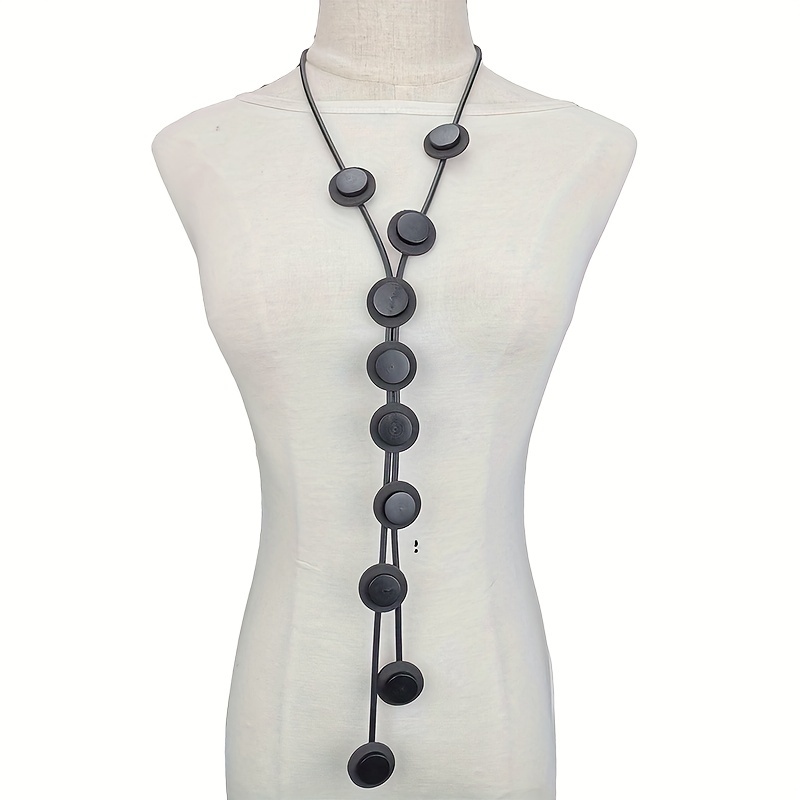 Paparazzi black deals wood necklace