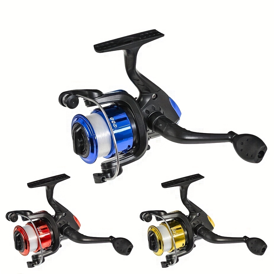 

200 Spinning Reel With Folding Handle & Plated Sea Rod Hand Wheel - High-quality Fishing Accessories
