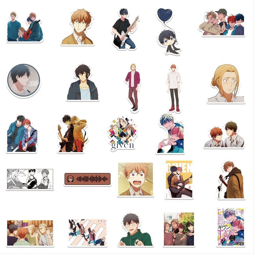 50pcs Anime Sticker Male Series Doodle Waterproof Stickers Diy Creative  Toys For Laptop Phone Car Skateboard Travel Suitcase | High-quality &  Affordable | Temu