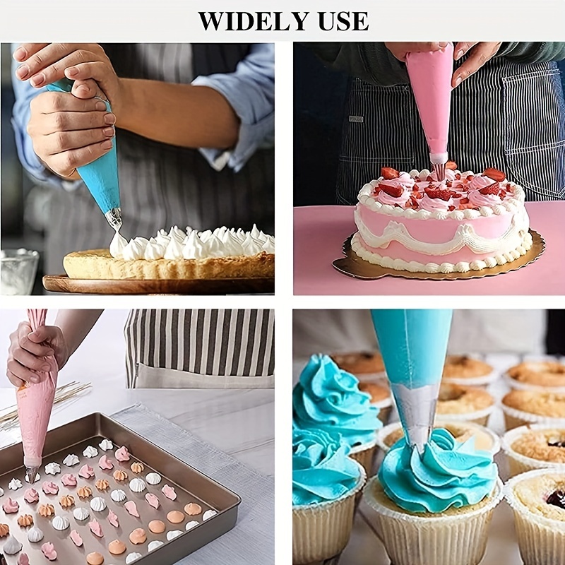 Cake clearance piping nozzles