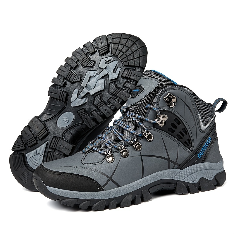 Zapatos Senderismo Hombres, Calzado Cálido Antideslizante Invierno En  Actividades Aire Libre Trekking, Montañismo Escalada. - Deporte Aire Libre  - Temu