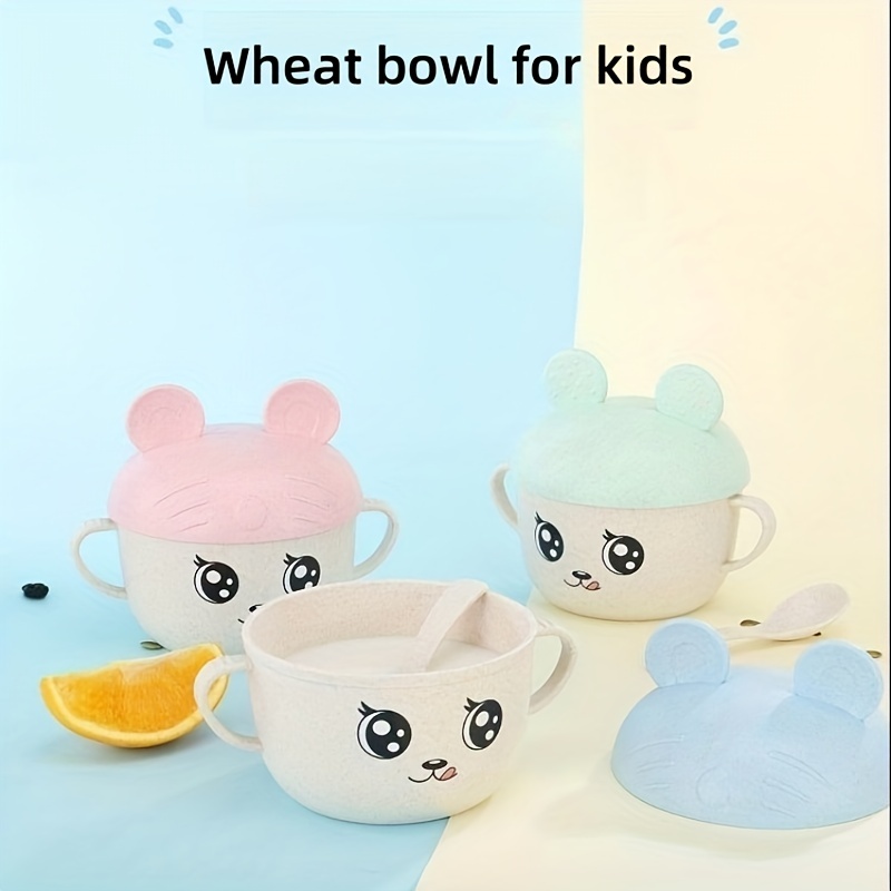 Children's Bowl Baby And Toddler Cartoon Double handle - Temu