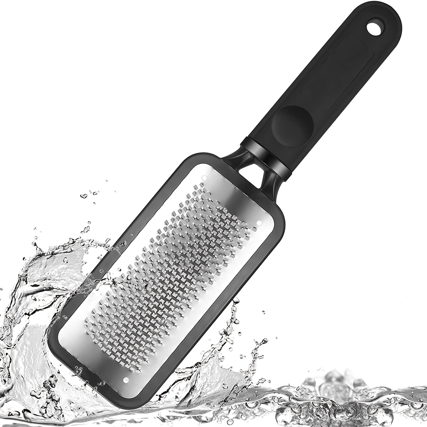 Pedicure Foot Scrubber With Metal Surface To Remove Hard Skin And Calluses,  Can Be Used On Both Wet And Dry Feet, Stainless Steel Foot File - Temu