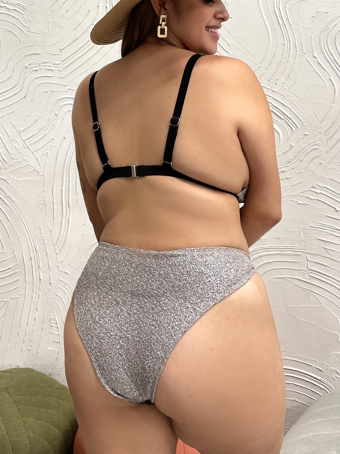 Plus Size Thong Swimsuit 
