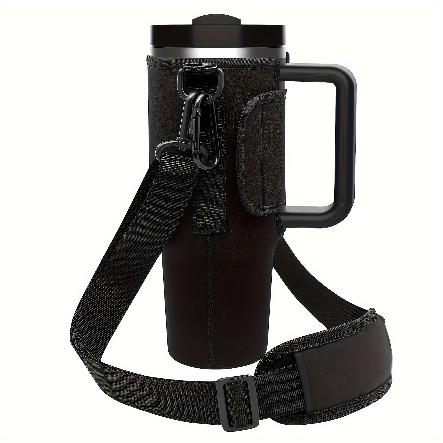 Cup Holder with Strap for 40oz Cup, Water Bottle Holder with Strap with  Adjustable Shoulder Strap for Tumbler Accessories Cup Accessories 40 oz