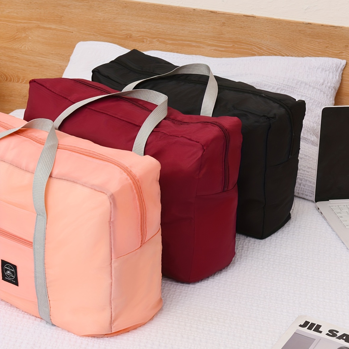 35L Shoulder Travel Duffle Bag Folding Carry On Overnight