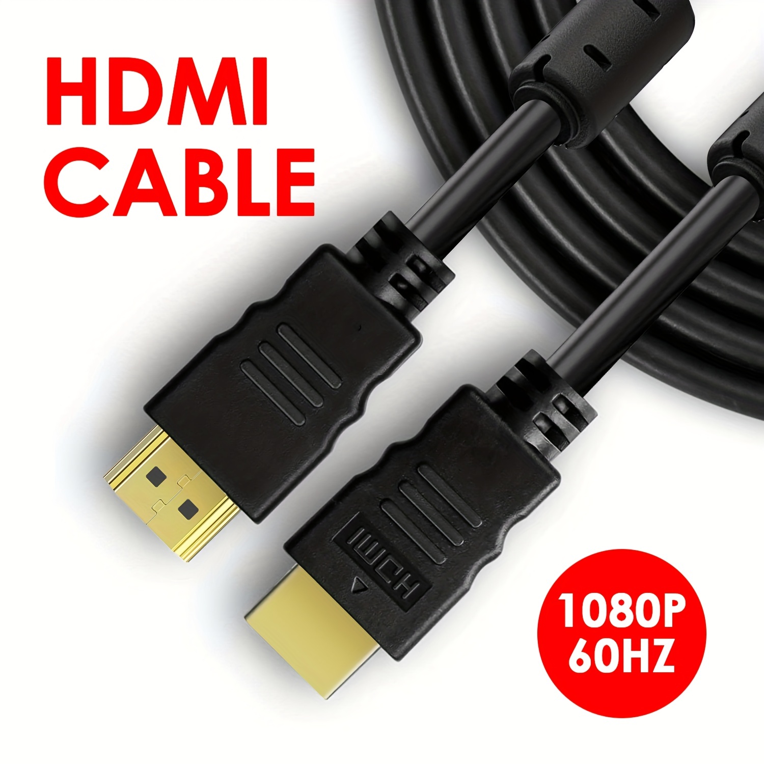 Highest End 4K HDMI Cable 6ft [4K@60Hz, 2K@240Hz] Alloy Connector & Braided  - High Speed 18Gbps HDMI 2.0 Cable - HDR, 