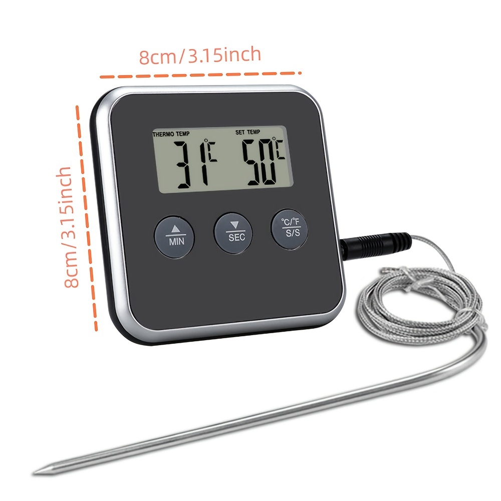 Digital Oven Thermometer Kitchen Meat Thermometeer Fahrenheit