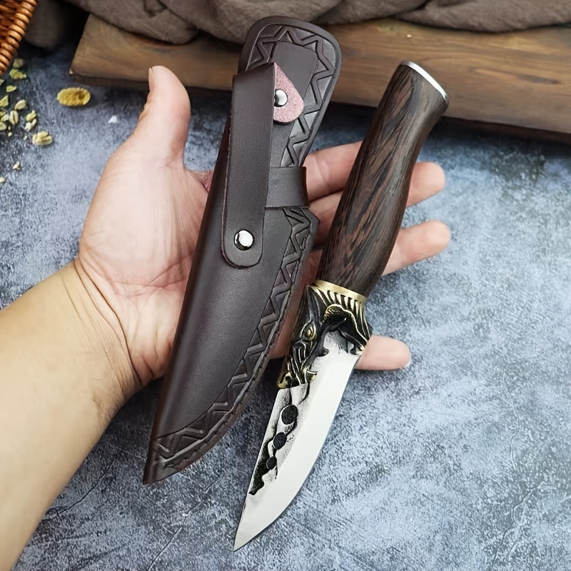 1pc Dragon Head Outdoor Pocket Knife Camping Knife Stainless - Temu