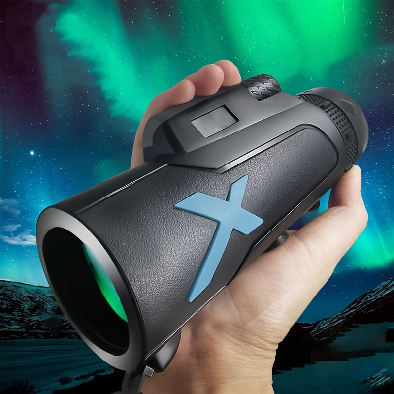 Telescopio Monocular HD de largo alcance, Zoom con trípode, Clip para  teléfono, caza al aire libre, Camping, turismo, 80x100 - AliExpress