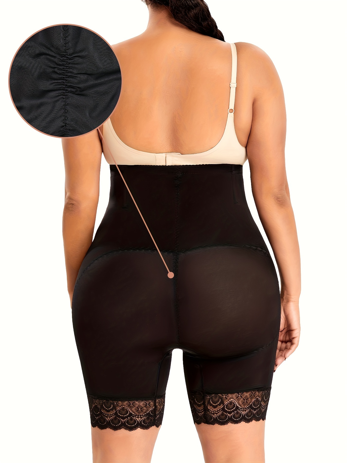 Plus Size Basic Shapewear Underwear Women's Plus Solid - Temu