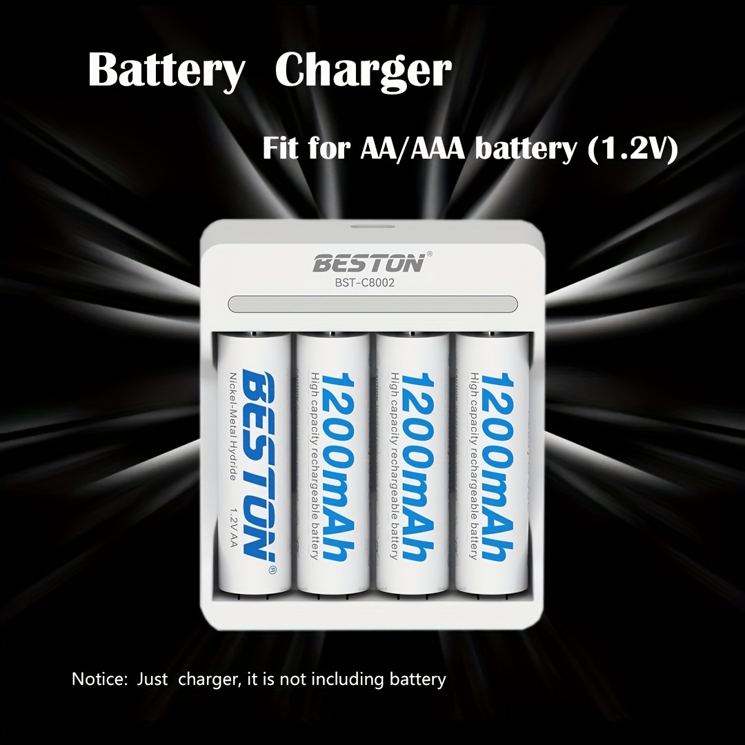 PUJIMAX 4 Emplacements 1.2V Chargeur De Batterie Intelligent - Temu Belgium