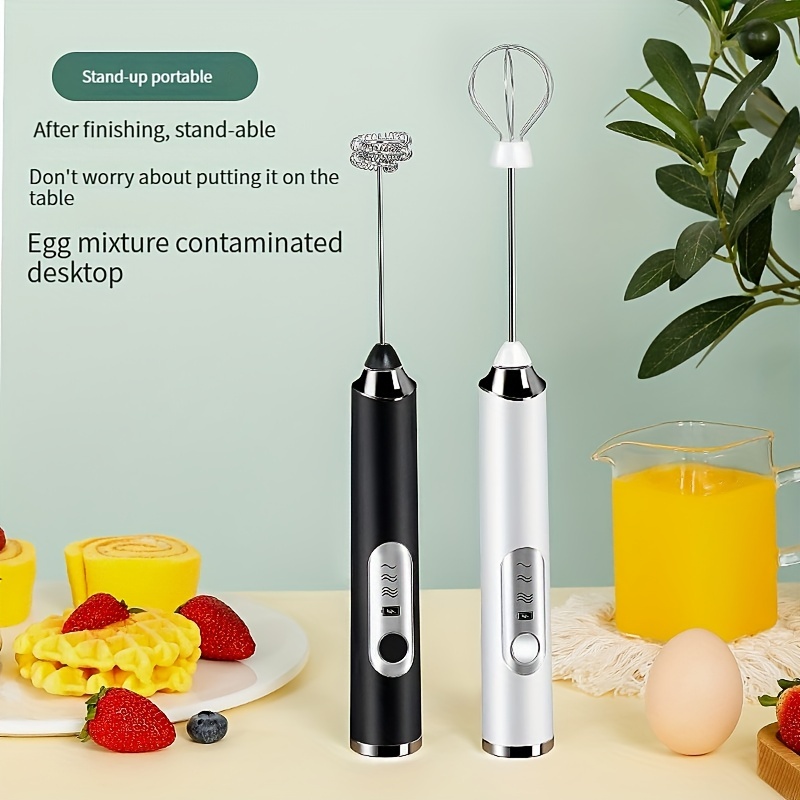 Electric Household Small Stirrer, Electric Egg Beater, Household Small Milk  Frother Egg Blender, Handheld Blender, Coffee Bubbler Milk Frother, Small  Appliance, Kitchen Accessories - Temu