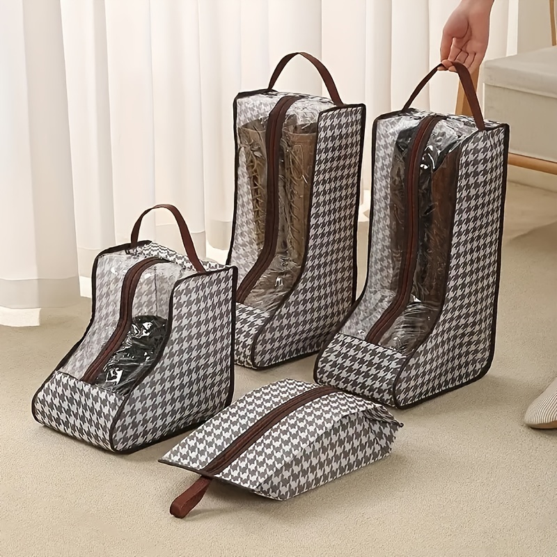 Clear Boot Storage Bag Portable Dust Cover For Short And - Temu