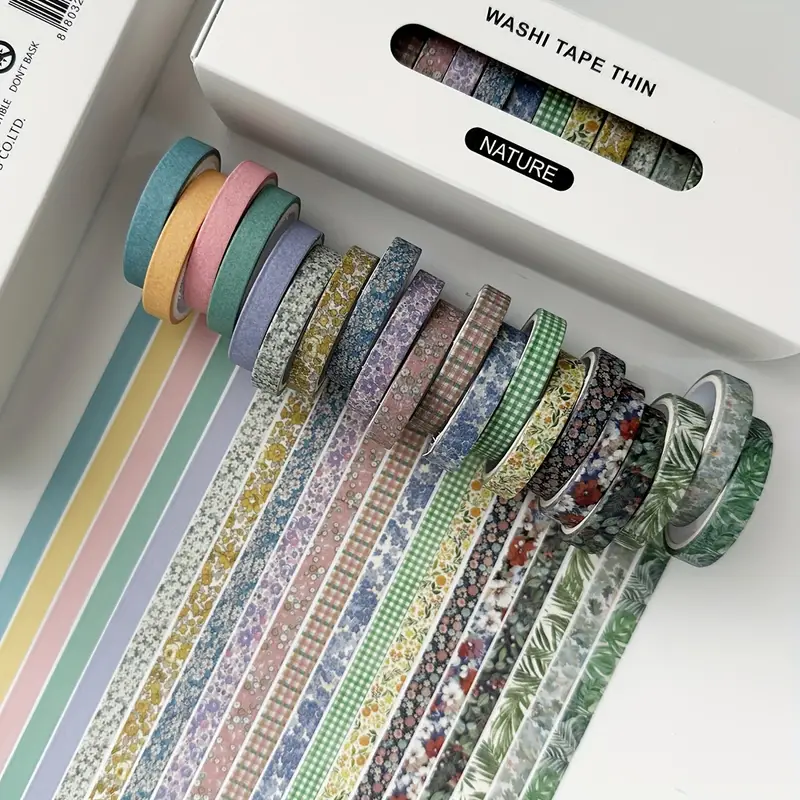 20 Rolls Combination Package Journal Thin Tape Retro Washi Tape