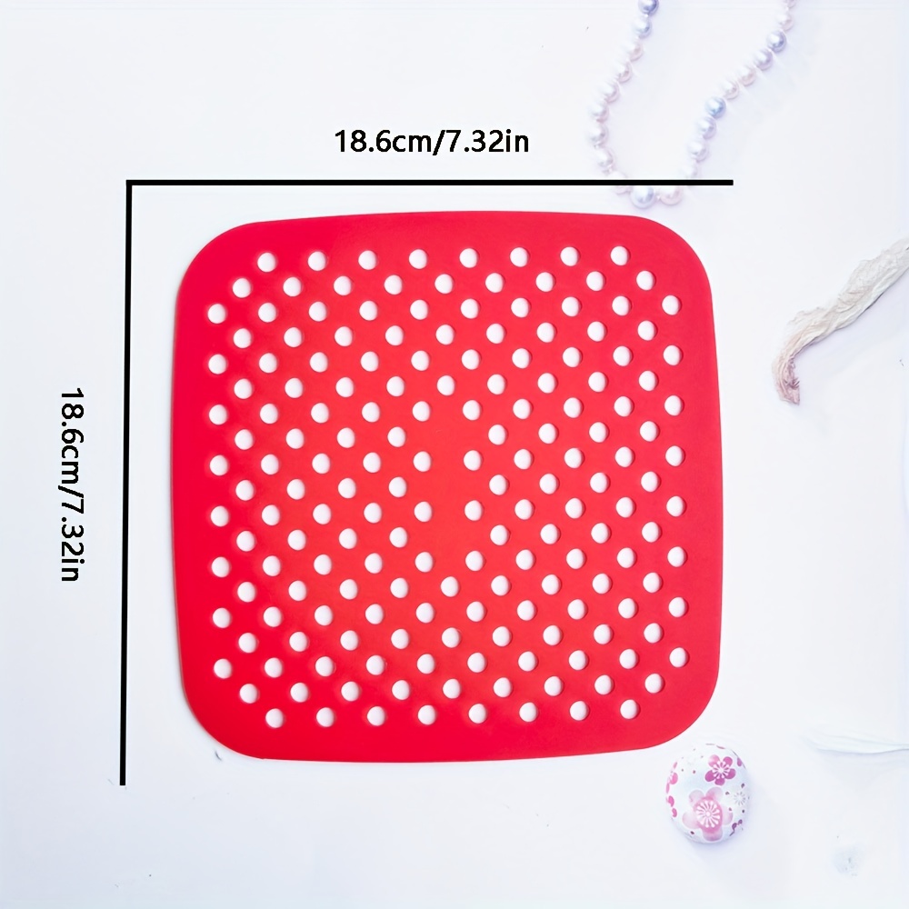 Air Fryer Oven Baking Tray Silicone Tray Fried Chicken Pizza Mat