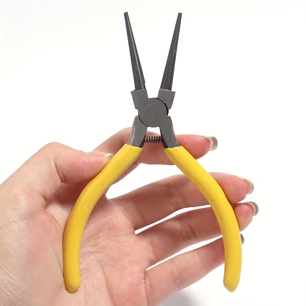 1pc Stainless Steel Needle Nose Plier Jewelry Making Hand Tool DIY Tool  Clamp 