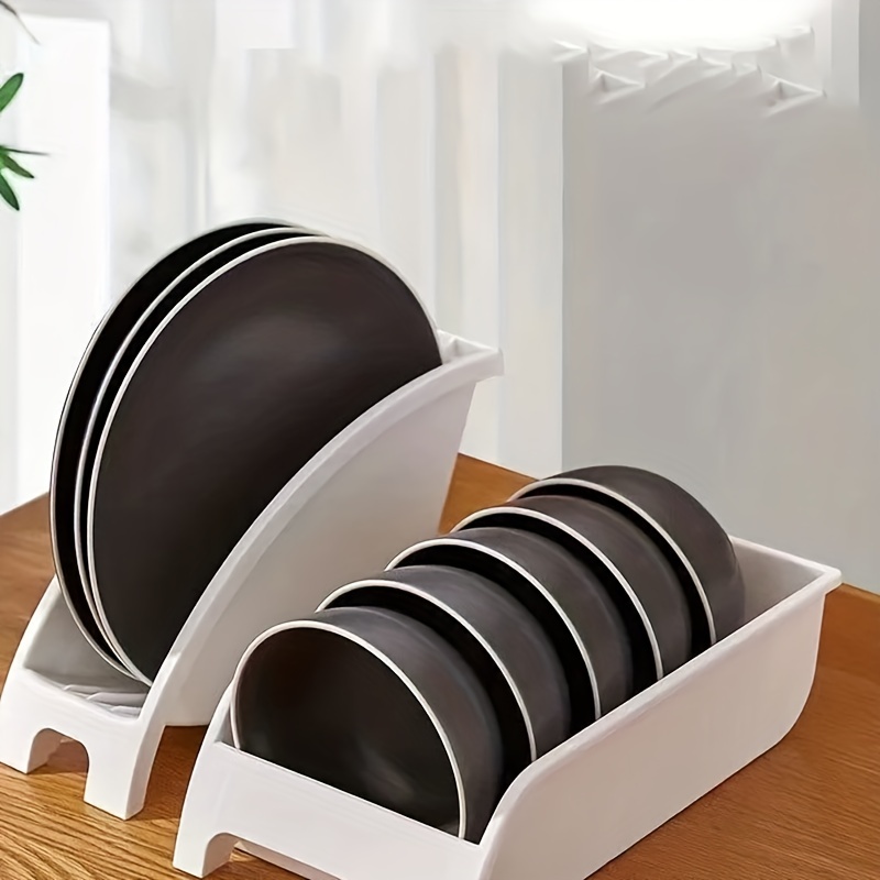 Dish Rack Multifunctional Bowl Plate Storage Box Household - Temu