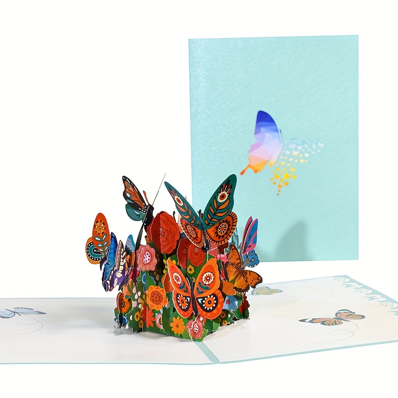  3D Pop Up Birthday Cards, Kiss Fishes Greeting Paper Cards  with Note Card and Envelope, Handmade Animal Card for Wife, Girlfriend or  Lover, Popup Gift Card for Valentine's day, Anniversary 