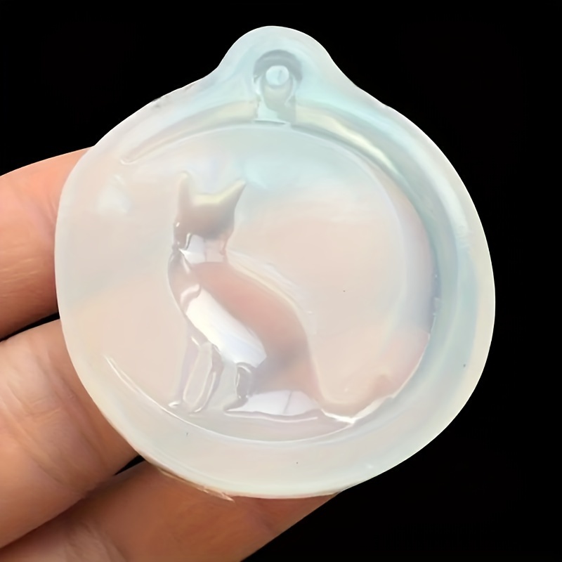 2PCS DIY Silicone Pendant Mold Making Jewelry For Resin Necklace Casting  Mould Craft Tool