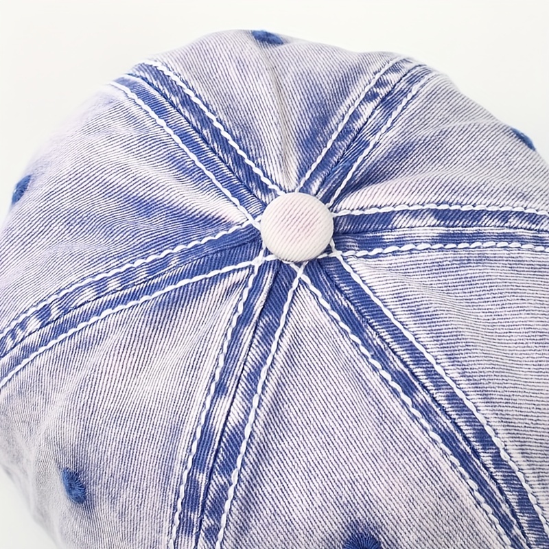 Cotton Baseball Cap Outdoor Sun Shade Soft Top Hat