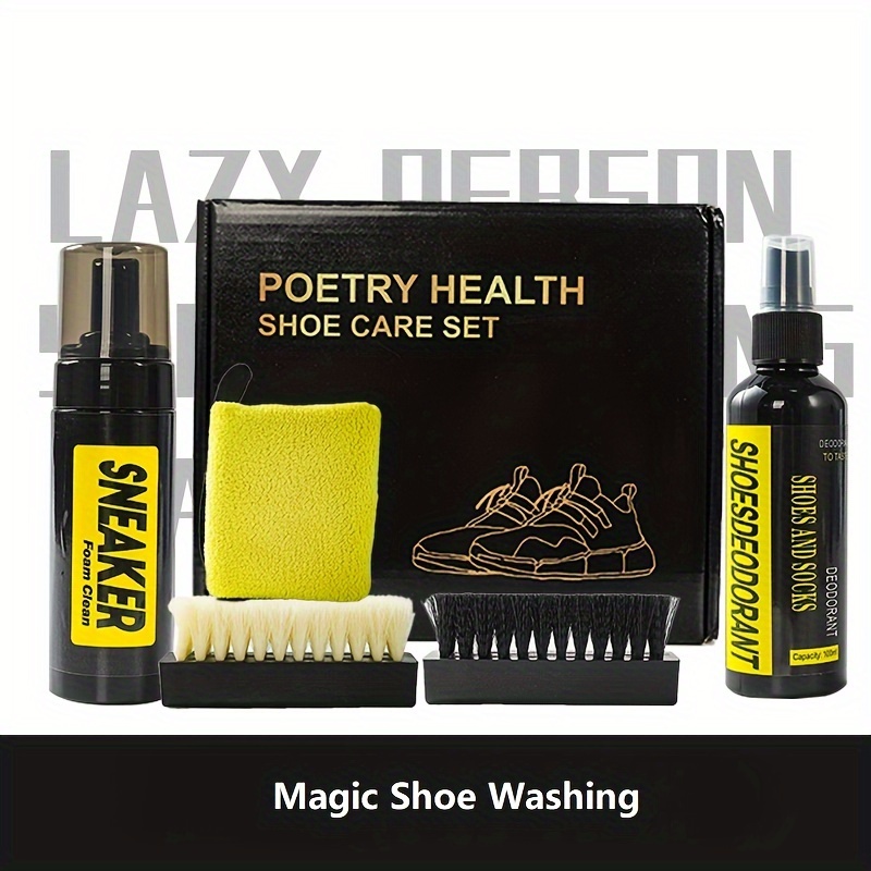200ml Spray de chaussure blanchissante sans lavage Nettoyant Mousse de  Blanchisseur Agent de nettoyage à sec pour Trainer Canvas Sneaker