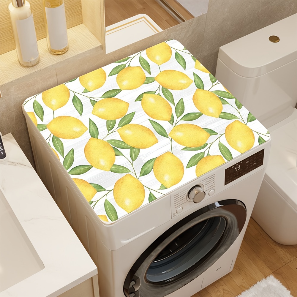 Rubber Dish Drying Mat Lemon Small Fresh Style Washstand Drain Mat