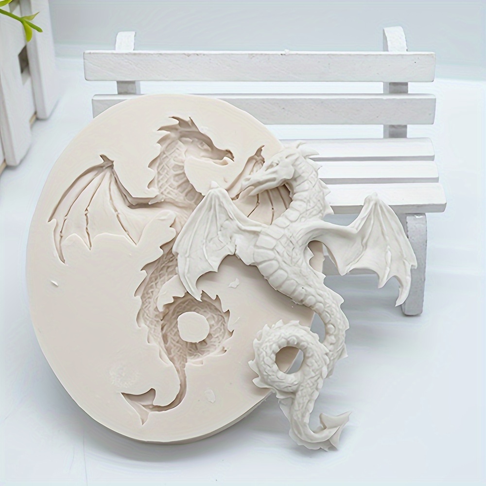 Flying Dragon Mold 3D Silicone Dragon Mold Pastry Fondant Dragon