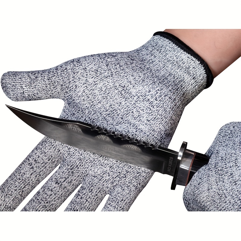 Cut Resistant Gloves Food Grade Level 5 Protection, Safety Kitchen Cuts  Gloves For Oyster Shucking, Fish Fillet Processing, Mandolin Slicing, Meat  Cutting And Wood Carving(large) - Temu