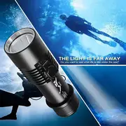 professional scuba diving flashlight waterproof underwater xm l2 led lights with rechargeable battery details 0