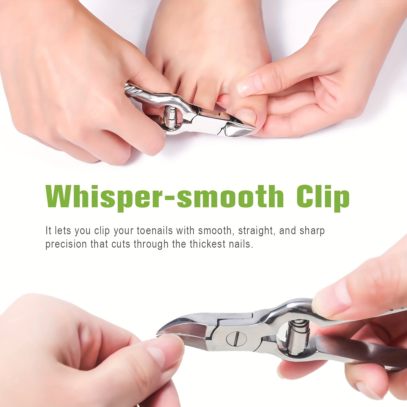 Toenail Clippers for Thick Ingrown Toe Nails Heavy Duty Precision