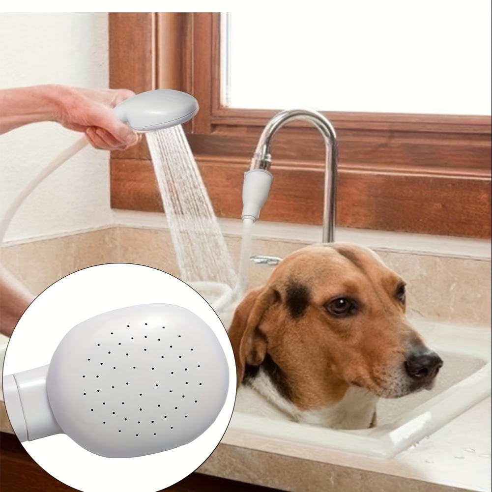 1pc Multifunctional Pet Showerhead With Straight Connector Quick