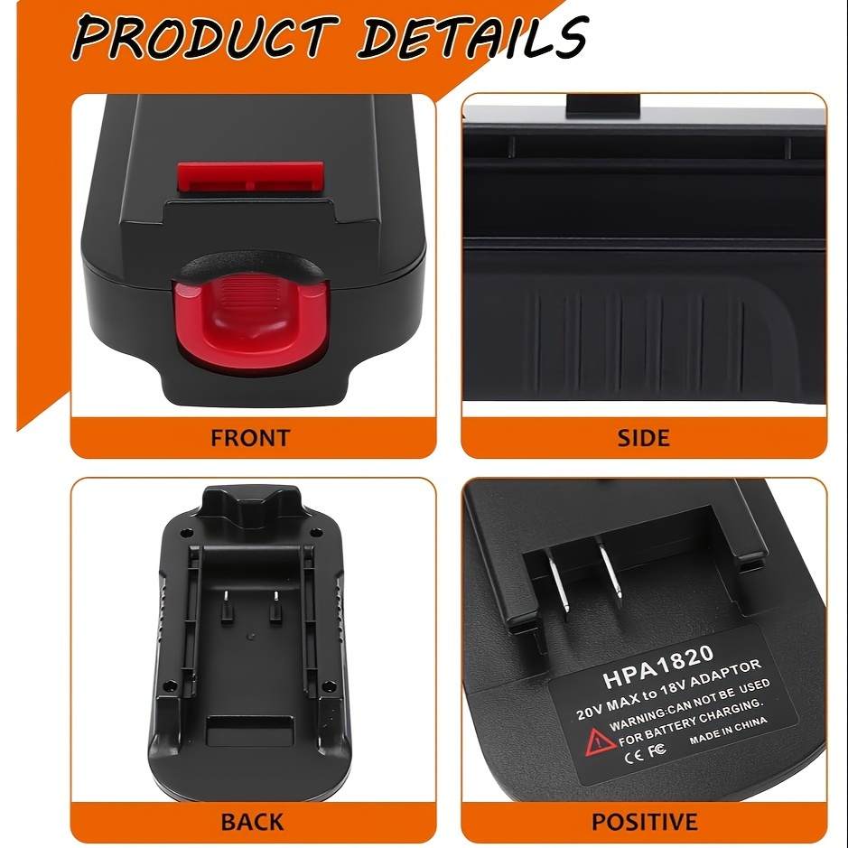 Black and decker discount nicad to lithium adapter