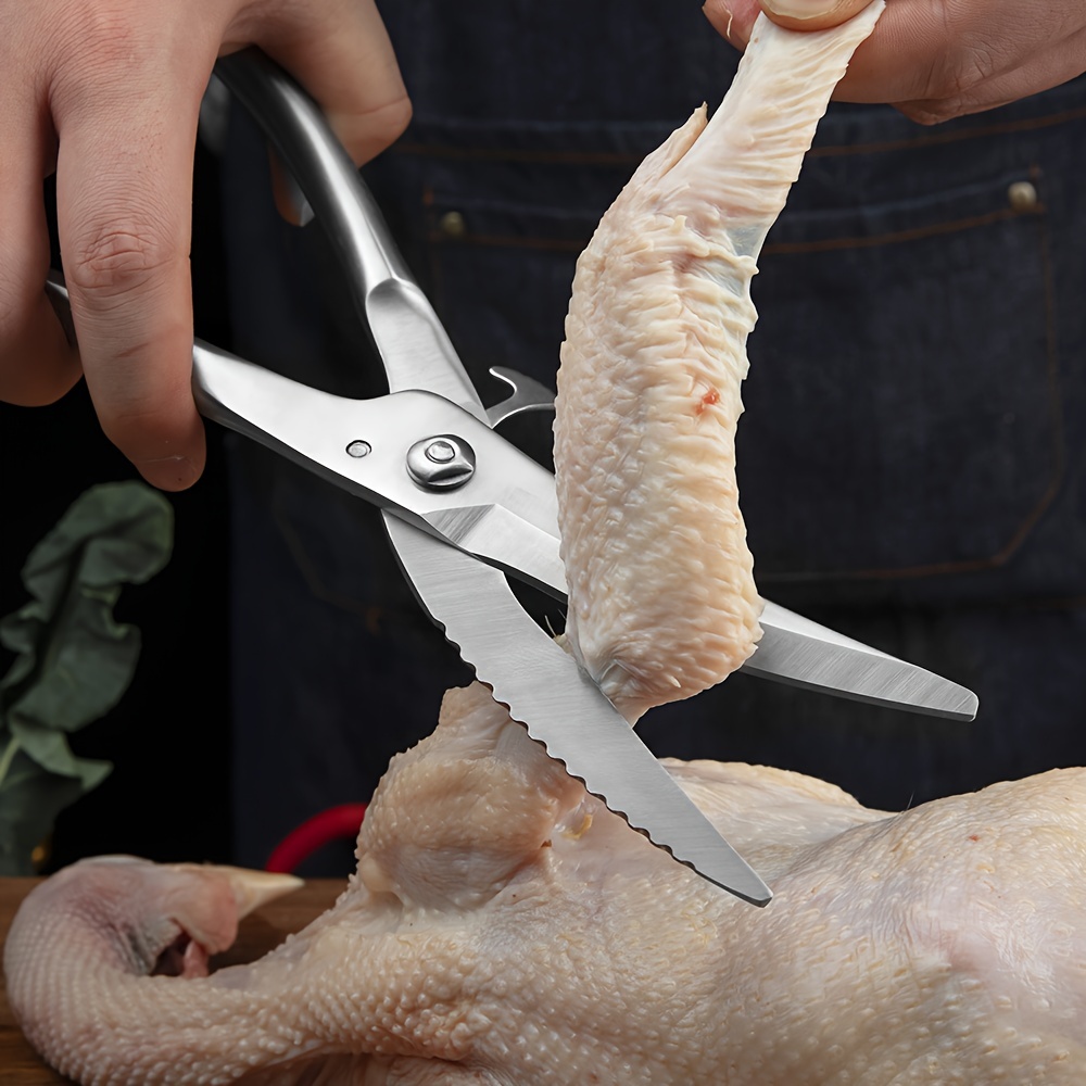 Kitchen Scissors, Heavy Duty Kitchen Scissor, Multifunctional Stainless  Steel Poultry Shears - Temu