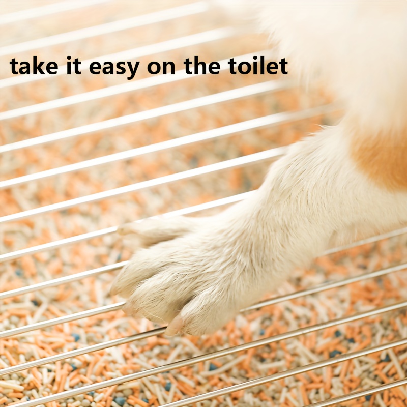 Stainless Steel Net Raised Enclosure Dog Toilet Temu Australia