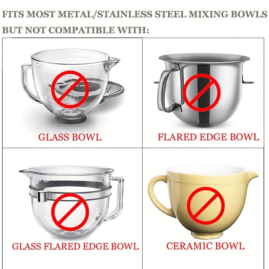 Original Pouring Chute / Fits most Metal Bowls or 5-QT Glass Mixing Bowl  Attachment — BeaterBlade