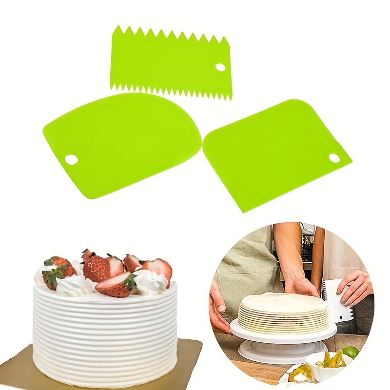 Plastic Fondant Cream Cake Scraper Spatulas | Cake Smoother Tool Fondant -  Plastic - Aliexpress