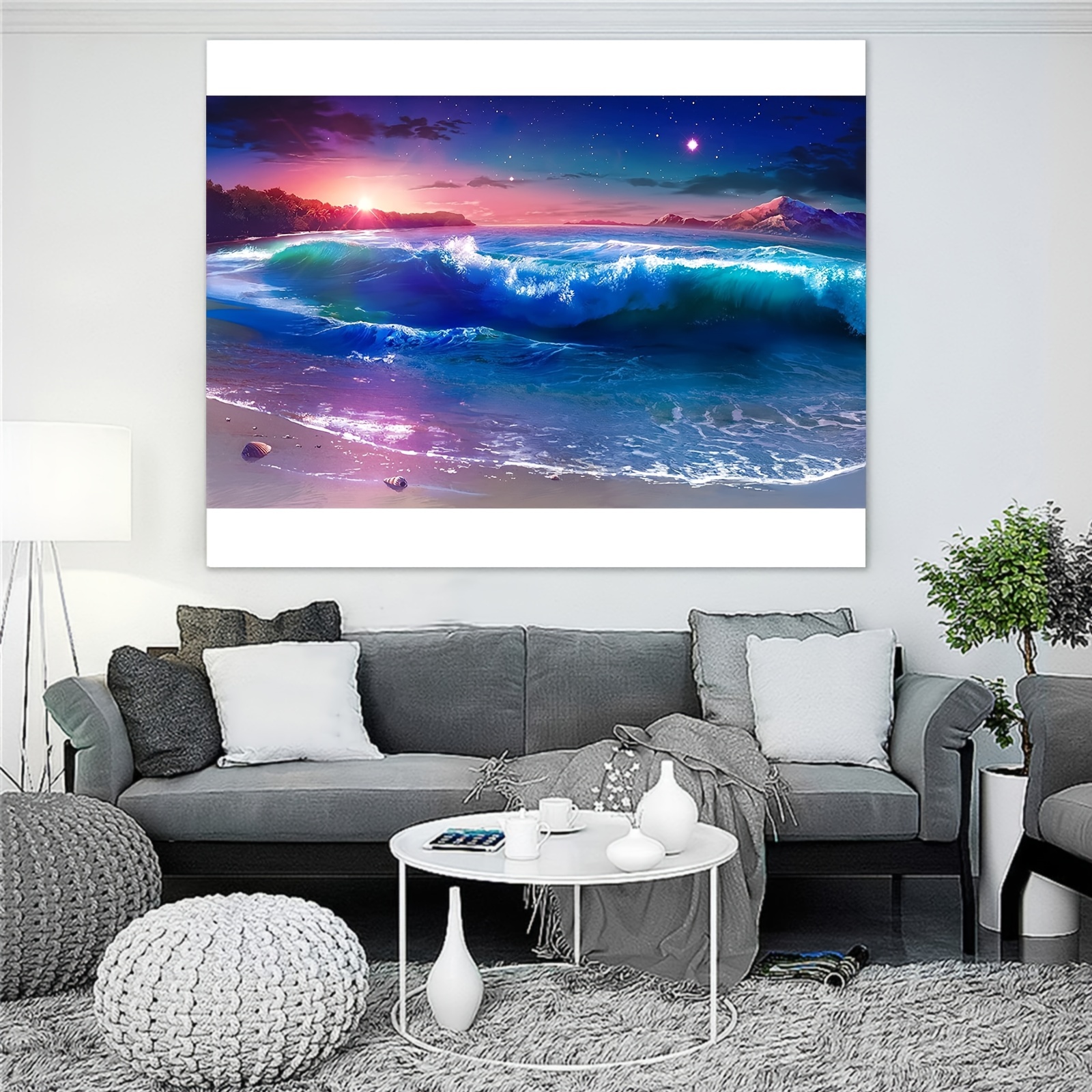 Mchoice 5d diamond painting Rhinestone Pasted DIY Diamond Painting Cross  Stitch home decor room decor diamond art for Relaxation and Home Wall Decor  