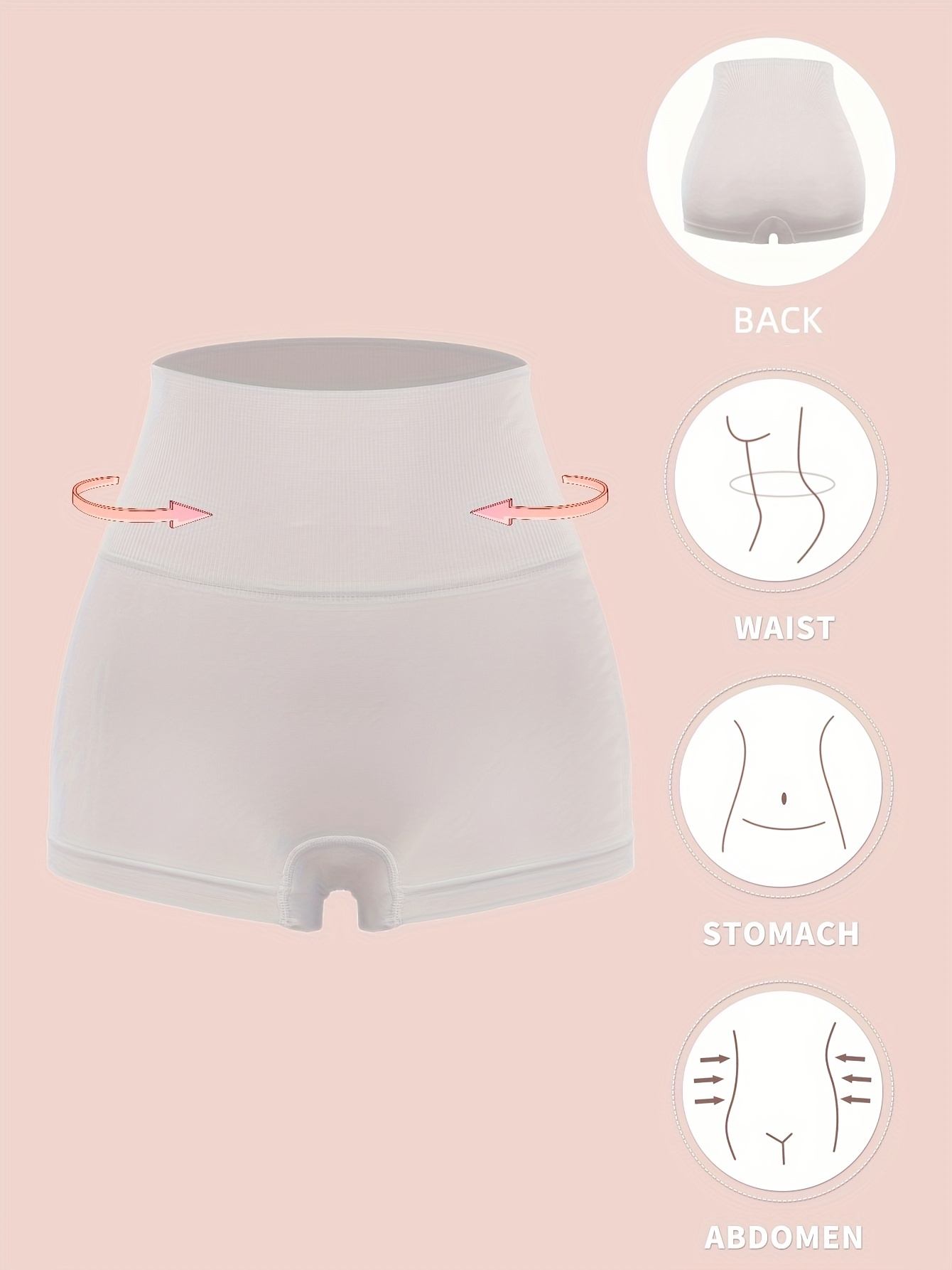 High Waist Shaping Panties Breathable Tummy Control - Temu