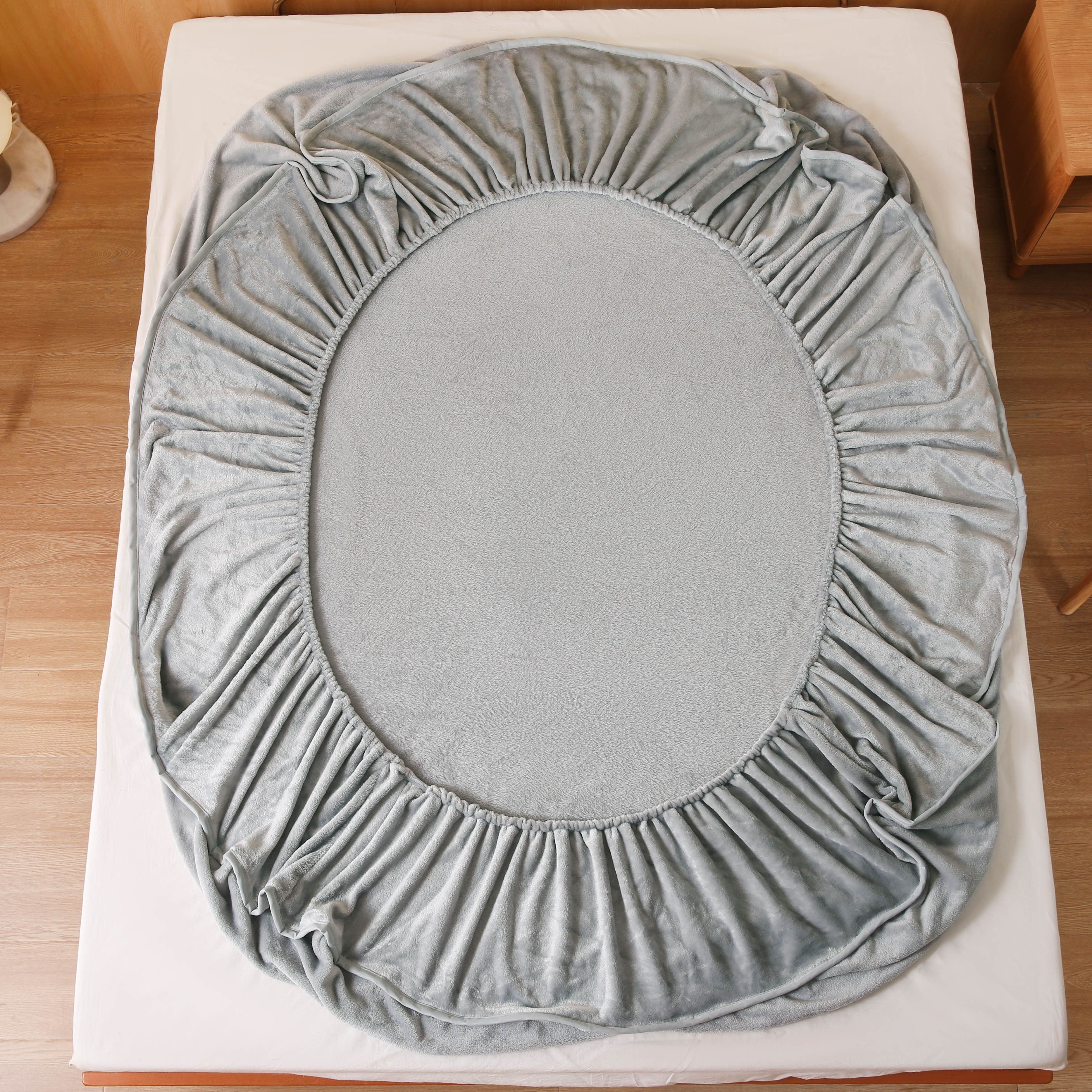 200gsm Plain Flannel Fitted Sheet Kit (1 Fitted Sheet 1/2 Temu Canada