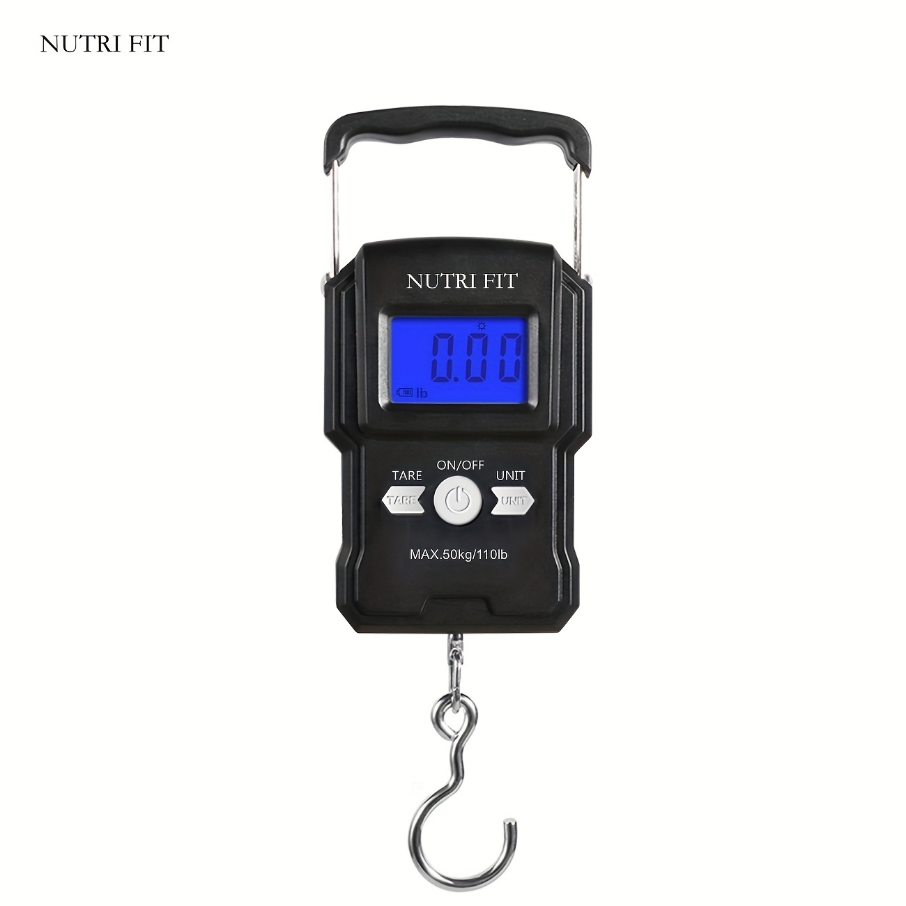 FISH SCALE Digital Fishing Weigher with Hook Clamp Lip Gripper