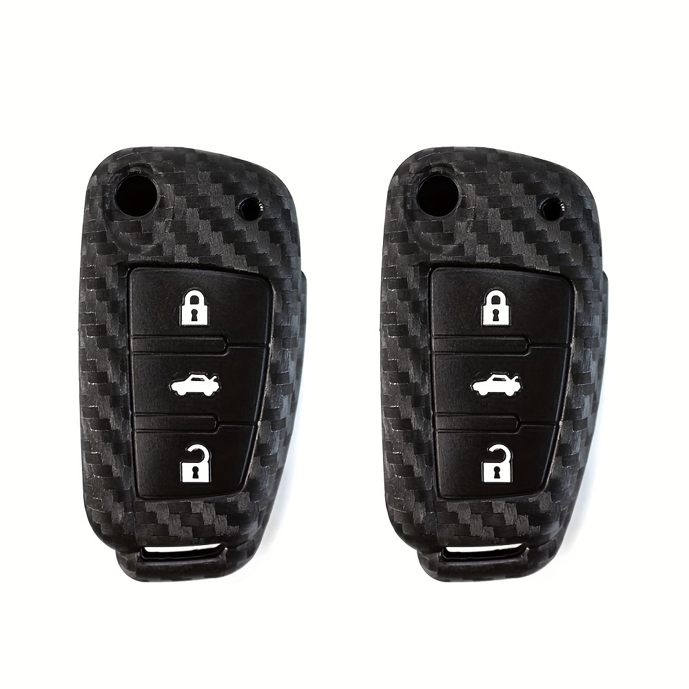 Car key case protective cover key cover case for Audi A3 S3 TT A4 A6 black