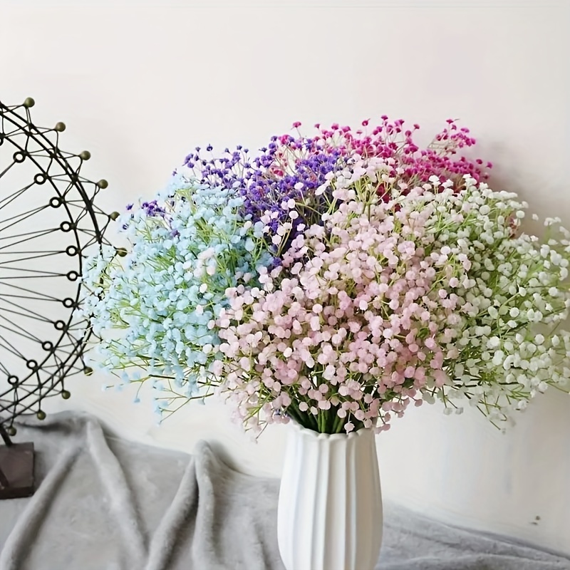 Artificial Gypsophila Flowers Real Touch Fake Baby Breath - Temu