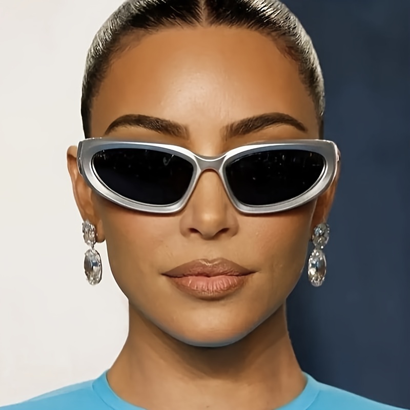 Occhiali Da Sole Rettangolari Futuristici Cool Cyber Men Women Punk Style  Cosplay Sun Glasses - Gioielli E Accessori - Temu Italy