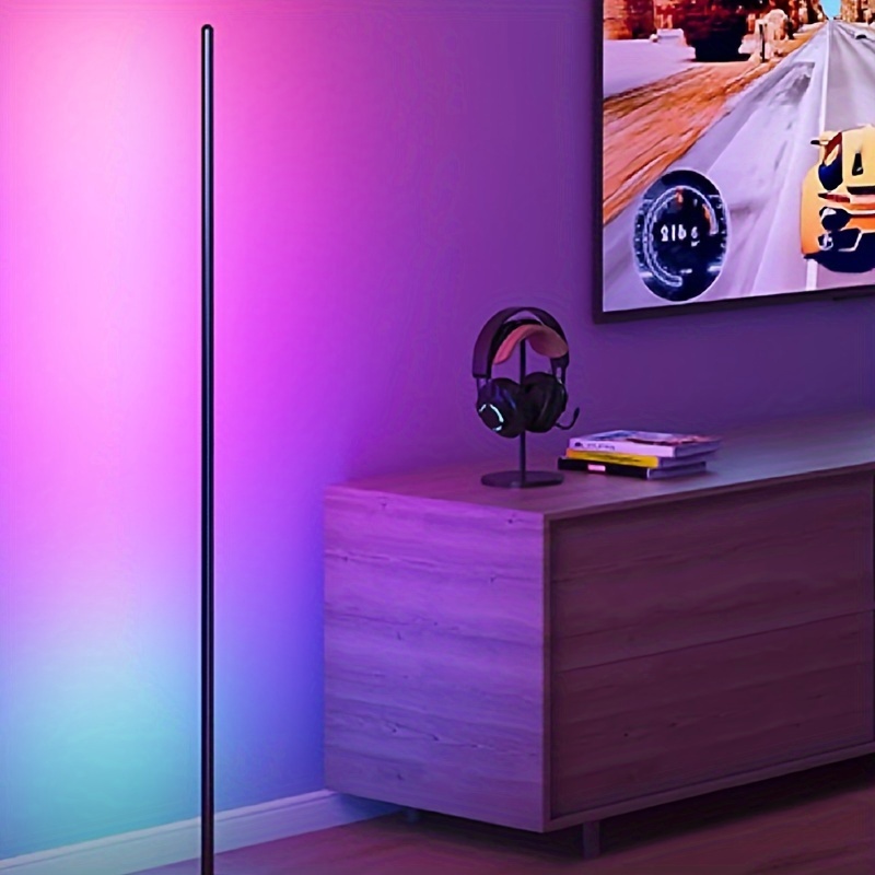Corner Lamp Led Floor Rgb Light Bar With Remote And App - Temu