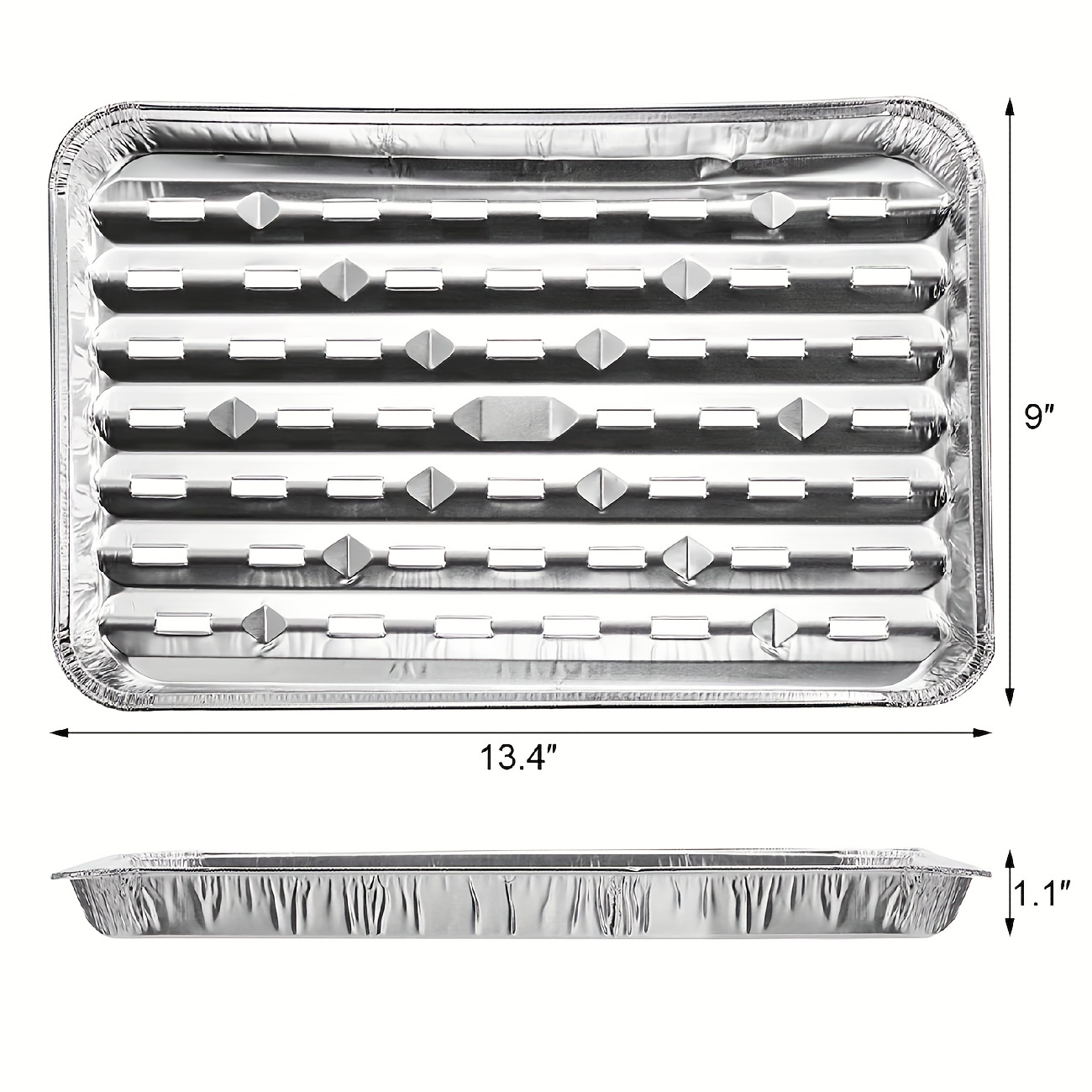 Sartenes pequeños de aluminio con tapas (paquete de 40 – 5 x 4 pulgadas),  bandejas desechables de papel de aluminio de 1 libra para llevar, 40