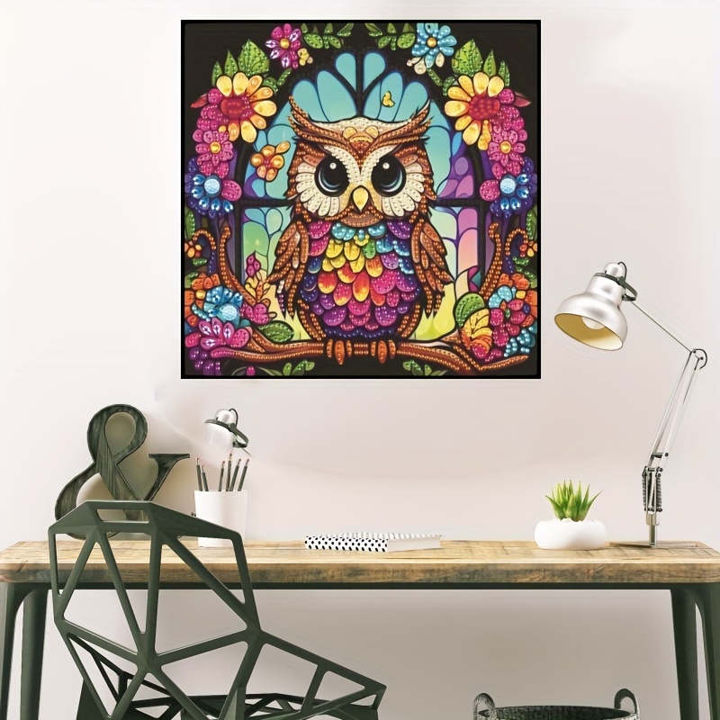 5d Diy Diamond Painting mandala Owl Diamond Painting