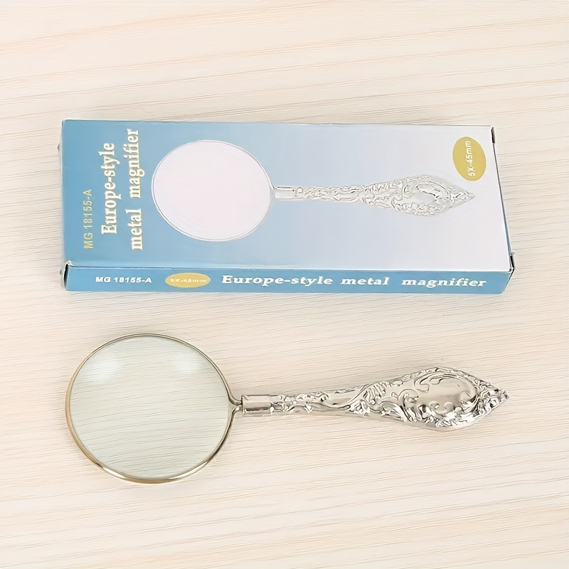 30X Folding Magnifier, Magnifying Glass For Metal Diamond Jewelry Antique  Jade Coin Identification