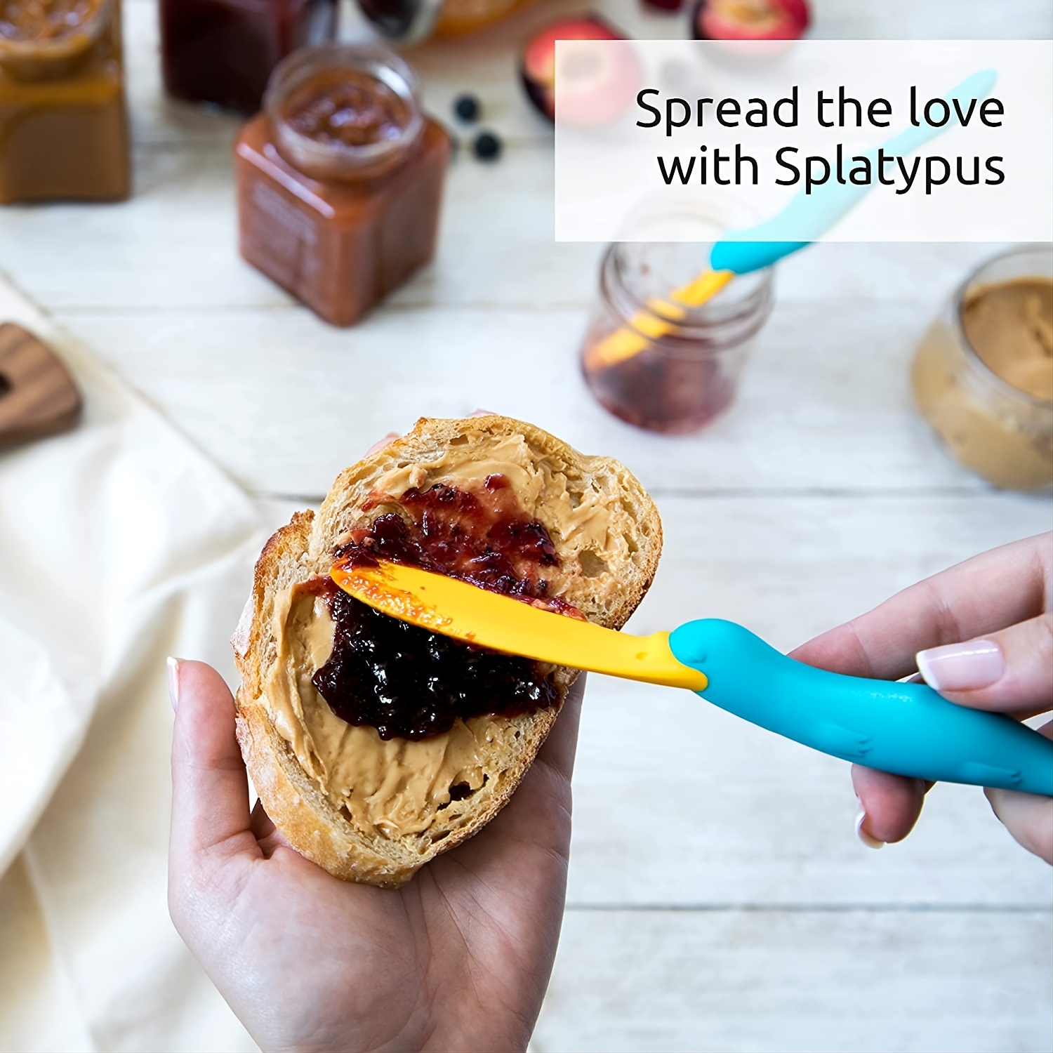 Platypus Shape Jam Spatula Bpa Free And Food Safe - Temu